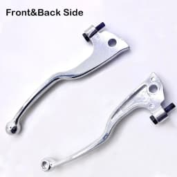 1 Pair CNC Chrome Motorcycle Front Brake Clutch Levers For Yamaha YZ80 YZ125 DT125 200 TW225 XT TTR YZ 250 TT350 YZ490 TT XT 600