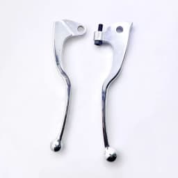 1 Pair CNC Chrome Motorcycle Front Brake Clutch Levers For Yamaha YZ80 YZ125 DT125 200 TW225 XT TTR YZ 250 TT350 YZ490 TT XT 600