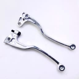 1 Pair CNC Chrome Motorcycle Front Brake Clutch Levers For Yamaha YZ80 YZ125 DT125 200 TW225 XT TTR YZ 250 TT350 YZ490 TT XT 600
