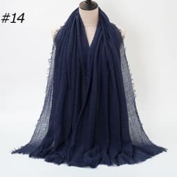 Hot Crinkle Cotton Hijab Scarf Women Scarves Bandana Turban Headscarf Muslim Shawl Africa Wrap Headband Islamic Shawls Headband