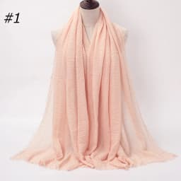 Hot Crinkle Cotton Hijab Scarf Women Scarves Bandana Turban Headscarf Muslim Shawl Africa Wrap Headband Islamic Shawls Headband