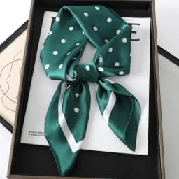 2023 New Spring Square Neck Scarf Women Bandana Hair Band Design Print Dot Female Foulard Headband Shawl Wrap Neckerchief