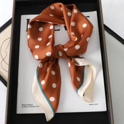 2023 New Spring Square Neck Scarf Women Bandana Hair Band Design Print Dot Female Foulard Headband Shawl Wrap Neckerchief