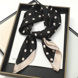 2023 New Spring Square Neck Scarf Women Bandana Hair Band Design Print Dot Female Foulard Headband Shawl Wrap Neckerchief