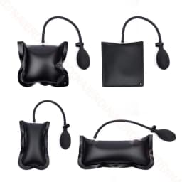 NAIERDI 3 Size Commercial Grade Air Wedge Bag Pump Professional Leveling Kit Pump Wedge Locksmith Hand Tools Auto Wedge Airbag