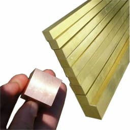Brass Square Stick Solids Thin Rod 5/6/8/10/12/15/20x5/6/8/10/12/15/20x200mm Small Quartet Brassiness Bar 20-40x20-40x20-40mm