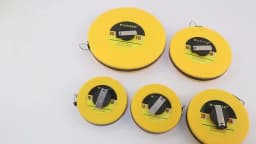 10/15/20/30/50M Tapemeasure Circular Glass Fiber Leather Tapemeasure Carpentermetricmeasuringmeter Tapemeasure Tools