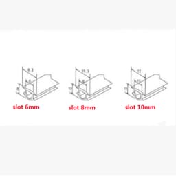 10meters 20/30/40/50 Series 6mm/8mm /10mm Flat Seal for 2020 Aluminum Profile Soft Slot Cover/ Panel Holder C-Beam Machine