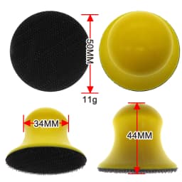 Sand Paper Backing Elastic Hand Sanding Block PU Foam Sanding Disc Holder For Hook & Loop Sandpaper