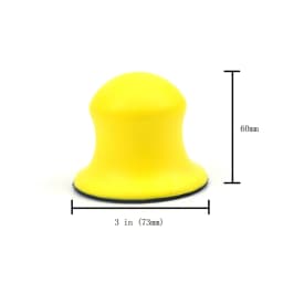 Sand Paper Backing Elastic Hand Sanding Block PU Foam Sanding Disc Holder For Hook & Loop Sandpaper