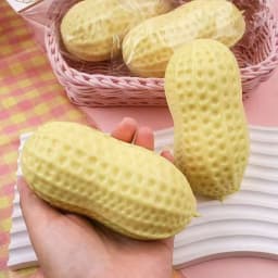Peanut Stress Ball Crunchy Squeeze Ball Squishy Toy Buttery-Soft Feel Fidget Toy ASMR Sensory Anti stress relief toy for Adults