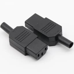 1 pcs Wholesale Price Black IEC 320 C13 Female Plug Rewirable Power Connector 3pin Socket 10A /250V