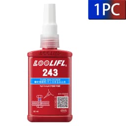 50ml 271 243 Blue Thread Locker Nuts-Bolts Locker,Screw Adhesive Lock Tight Seal Fasteners Anaerobic Curing Metal Glue Rustproof