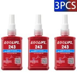 50ml 271 243 Blue Thread Locker Nuts-Bolts Locker,Screw Adhesive Lock Tight Seal Fasteners Anaerobic Curing Metal Glue Rustproof
