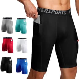 2026Compression Shorts Men Summer Sportswear Training Tights Gym Fitness Leggings Short Pants Sport Bottoms Running Shorts Men
