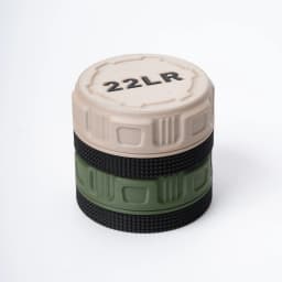 Mini .22LR Ammunition Storage Box Pocket Size Fits 50 Rounds Secure Screw Lid Durable Case For Small Caliber Rounds