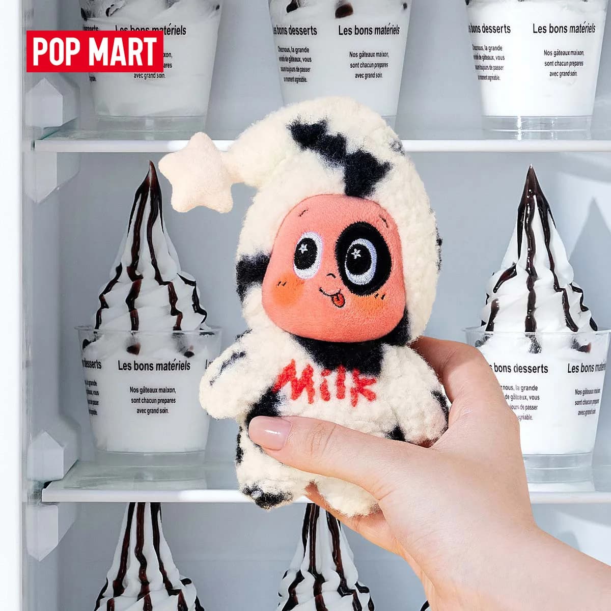 【EU EXCLD】POP MART MOON GELATO Series-Milk Pudding Plush Blister Pack