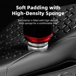 ROCKBROS Breathable Hollow Bike Saddle for MTB Road Shockproof Lightweight Cycling Seat Premium PU Leather with Non-Slip Surface