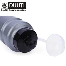 DUUTI 500ml Cycling Squeeze Water Bottle LDPE with Dust Cap Pull Nozzle Screw Lid Reusable Bicycle Sports Drinking Bottle