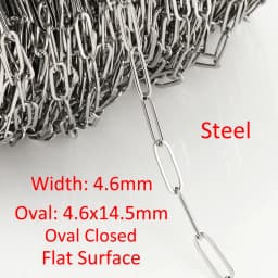 2 Meters Stainless Steel Jewelry Chains Variety Steel Color Style Craft Chains Roll For Handmade Accessories Findings Wholesale