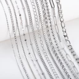 2 Meters Stainless Steel Jewelry Chains Variety Steel Color Style Craft Chains Roll For Handmade Accessories Findings Wholesale