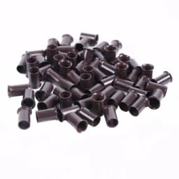 3.4mm 1000pcs Long Euro Lock Flared Flaring Micro Copper Tube Rings Beads Links Human Hair Extensions tools