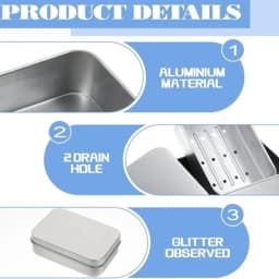 Portable Double Layer Aluminum Soap Dish with Lid Drain Design Soap Box for Travel Hotel Bathroom Outdoor Soap Holder Container