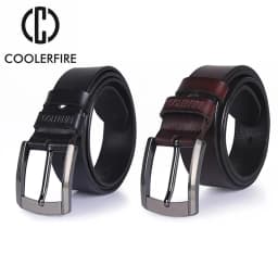 Men High Quality Genuine Leather Belt Luxury Designer Belts Men Cowskin Fashion Strap Male Jeans for Man Cowboy