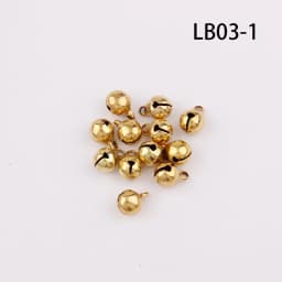 Silver Gold Nickel Copper Jingle Bells Pendants Hanging Christmas Ornaments Christmas Decorations Party DIY Crafts Accessories