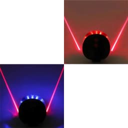 1/2pcs Waterproof Bicycle Cycling Lights Taillights LED Laser Safety Warning Bicycle Lights Bicycle Tail Bicycle Accessories