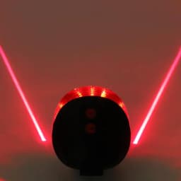 1/2pcs Waterproof Bicycle Cycling Lights Taillights LED Laser Safety Warning Bicycle Lights Bicycle Tail Bicycle Accessories