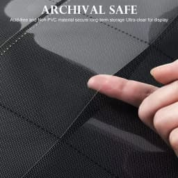 Waterproof PU Leather Side Load Zipper Card Binder 32 Slots Trading Card Album for 3'×4' Cards, Ideal for TCG, Game/Sport Cards