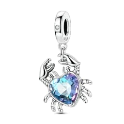 Summer Series Original 925 Sterling Silver Charms Bead Blue Marine Life Pendant Fit Original Bracelet For Women Jewelry Gift