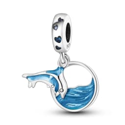 Summer Series Original 925 Sterling Silver Charms Bead Blue Marine Life Pendant Fit Original Bracelet For Women Jewelry Gift