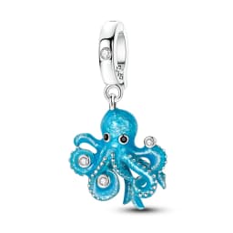Summer Series Original 925 Sterling Silver Charms Bead Blue Marine Life Pendant Fit Original Bracelet For Women Jewelry Gift