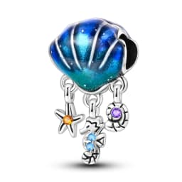 Summer Series Original 925 Sterling Silver Charms Bead Blue Marine Life Pendant Fit Original Bracelet For Women Jewelry Gift