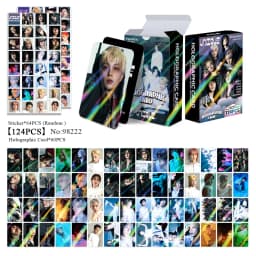 124PCS P1Harmony UNIQUE Photocards Lomo Cards Set Photocards Photo Lomo Cards Fans Collection Printed Cards