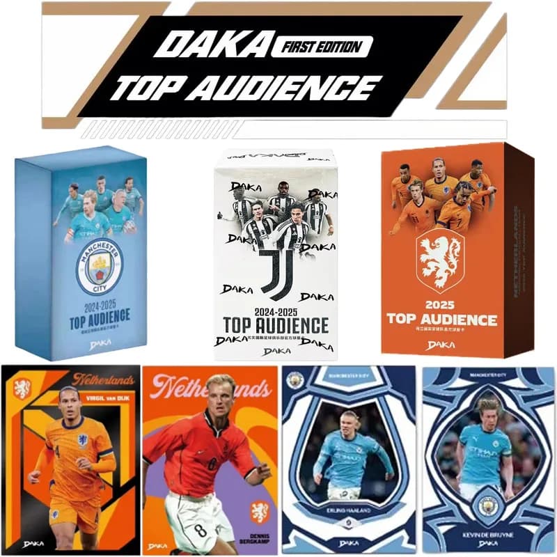 2025-2026 Daka Messi Yamal Mbappe Football Collection Card Real Madrid Barcelona Manchester Juventus Ale Milano Star Player Card
