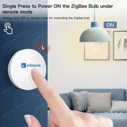 Zigbee Smart Push Button Wireless Scene Switch Ewelink App Remote Control Smart Automation Scenario Switch Work With Zigbee2MQTT