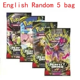 360pcs English Poké Trading Card Game MEGA Evolution Phantasmal Flames Collectible Cards Poké Cards Battle Poke Card