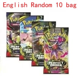360pcs English Poké Trading Card Game MEGA Evolution Phantasmal Flames Collectible Cards Poké Cards Battle Poke Card
