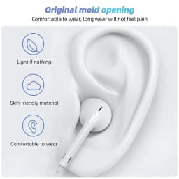 Type C Headphones Wired Earbuds For Xiaomi Redmi Poco Oneplus OPPO Huawei Honor Samsung Earphones 3.5mm Laptops Tablet Headset