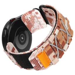 20 22mm Camouflage Nylon Strap for Samsung Galaxy Watch 7 6 5 4 40/44mm 6Classic 5Pro Bracelet for Huawei GT6/5/4 6/5/4Pro Band