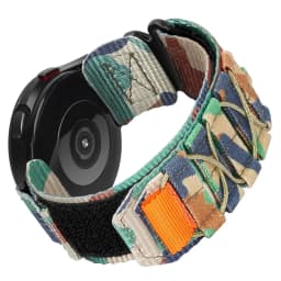 20 22mm Camouflage Nylon Strap for Samsung Galaxy Watch 7 6 5 4 40/44mm 6Classic 5Pro Bracelet for Huawei GT6/5/4 6/5/4Pro Band