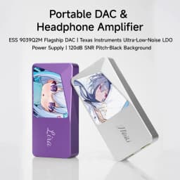 CVJ LILA&HIBIKI Portable DAC AMP Headphone Amplifier Mode Audio ESS9039Q2M Chips Dual ESS SABRE Driver PCM 384kHz/32bit DSD256
