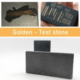 Gold Testing Stone & Acid Solution Kit for 10K/14K/18K/22K/24K Gold, Portable Precious Metal Detector Tool for Jewelry Testing
