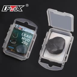 FTK Soft Leading Tungsten Mud Carp Fishing Sinker Weight Tungsten Putty Sinker Tubing Leadcore Fly Fishing Material Chod Rig