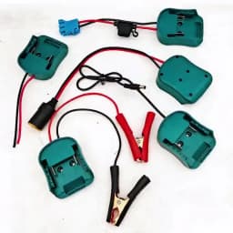 Tool Parts For Makita 18V Lithium Ion Battery External Power Supply Mount DIY Connector Adapter Dock Holder Wire DC Car Lighter