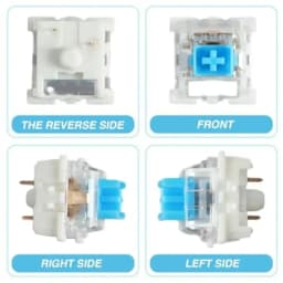 20/50/100pcs Keyboard Switch Keyboard Clicker Key Replacement 3 Pin Tactile Switch Plastic For Replacement Accessories