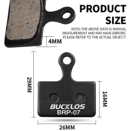 BUCKLOS Resin Disc Brake Pad For SHIMANO K05S Wear-resistant Hydraulic Brake Pads MTB Brake Pads for K03S K04S Cycling Parts